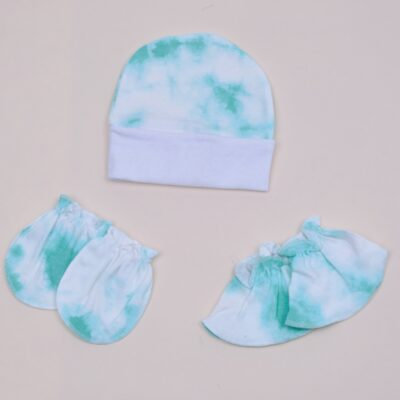 SET NÓN BAO TAY BAO CHÂN LOANG XANH MTC.03I.011